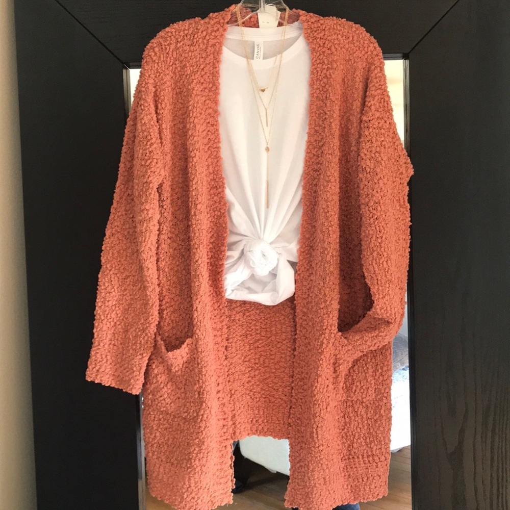 The Perfect Cozy Popcorn Cardigan!